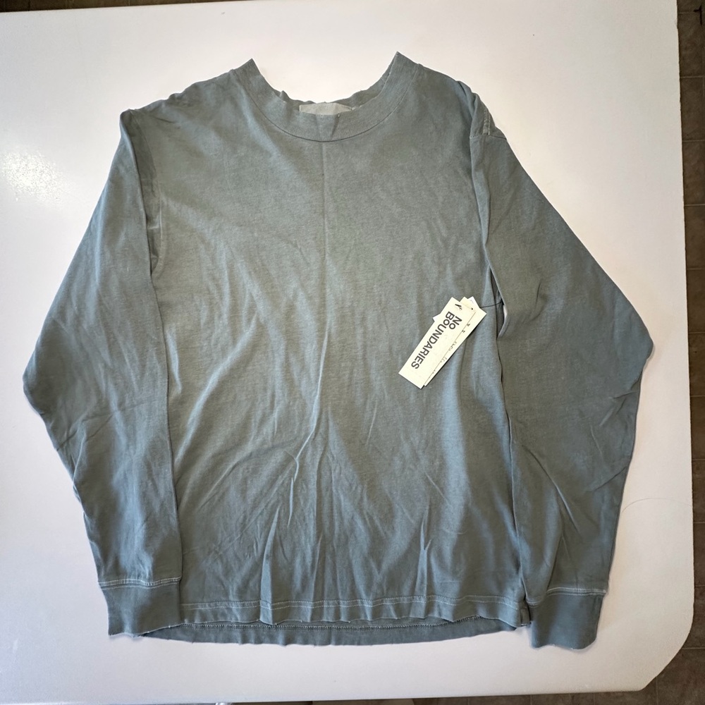 No Boundaries Light Blue Crew Neck Top